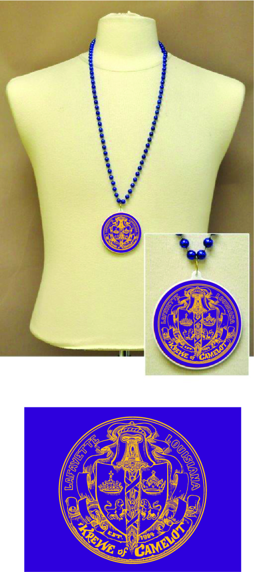 Krewe of Camelot Medallion Beads
